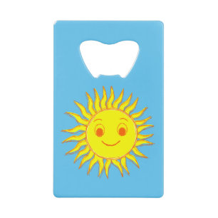 Happy Sun Face Drawing