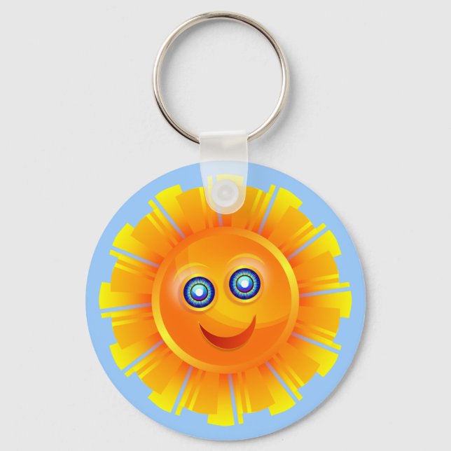 Happy Sun Key Ring (Front)