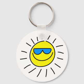 Happy Sun Key Ring
