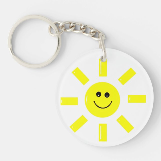 happy sun key ring (Front)
