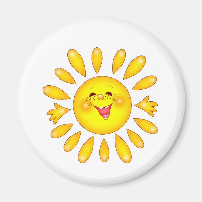 happy sun magnet (Front)