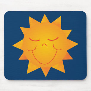 Happy Sun Mouse Mat
