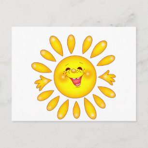happy sun postcard