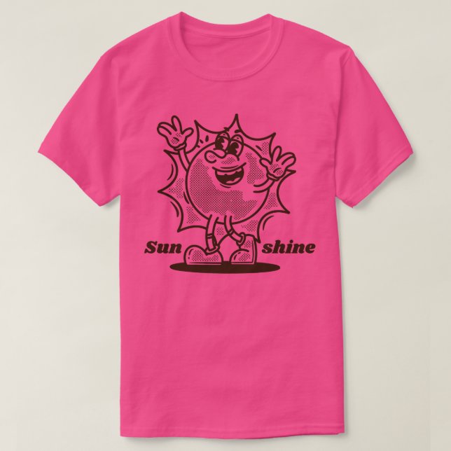 Happy Sun Shine T-Shirt (Design Front)