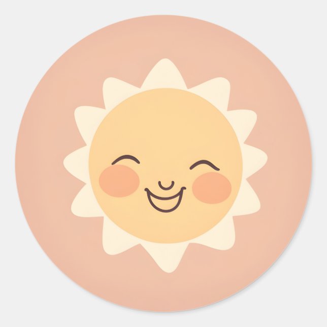 Happy Sun Sticker (Front)
