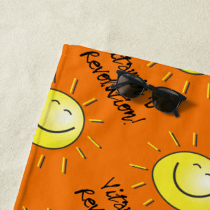 Happy Sun - Vitamin D Revolution Beach Towel