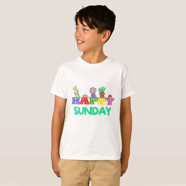 Happy Sunday T-Shirt (Front Full)