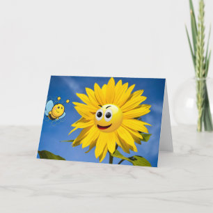 Happy Sunflower. Card
