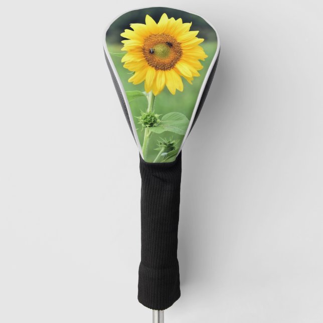 Happy Sunflower Golf Club Cover (Front)