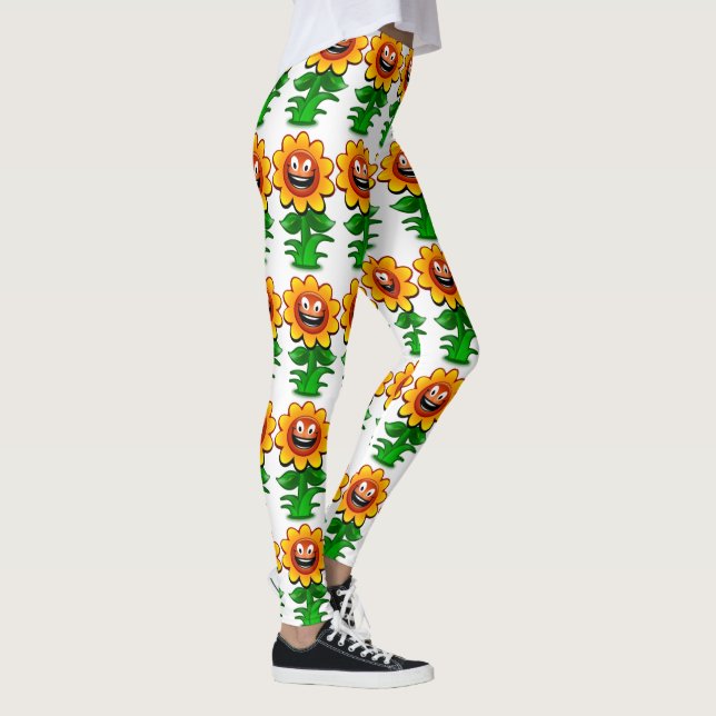 HAPPY SUNFLOWER LEGGINGS (Right)