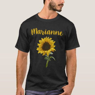 Happy Sunflower - Marian Name T-Shirt