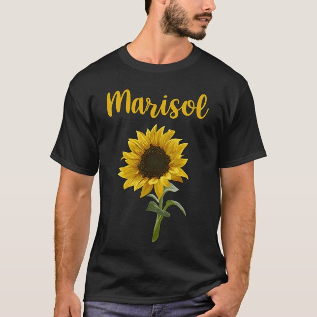 Happy Sunflower - Marisol Name T-Shirt (Front)