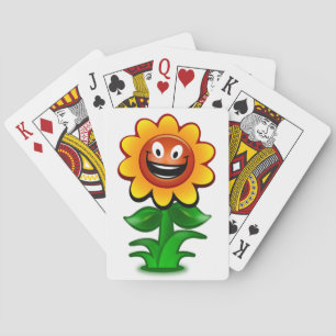 HAPPY SUNFLOWER PLAYING CARDS