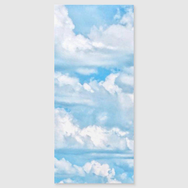 Happy Sunny Clouds All Over Print Background (Front)