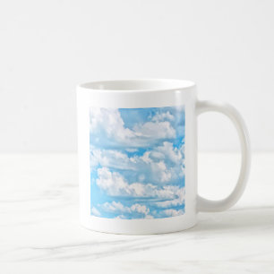 Happy Sunny Clouds Background Scenery Coffee Mug