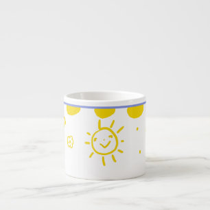 Happy sunshine cup in yellow