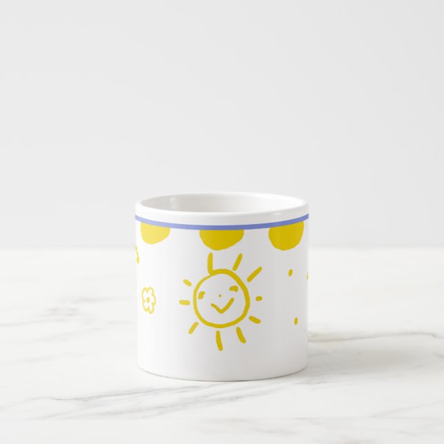 Happy sunshine cup in yellow (Front)