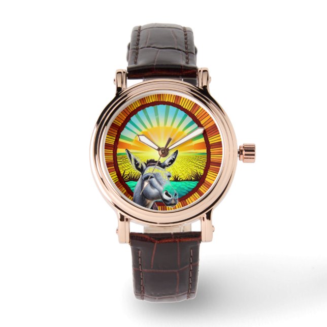 Happy Sunshine Donkey  Watch (Front)