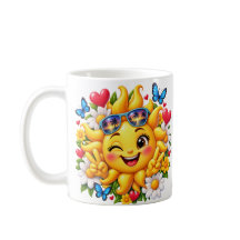 Happy Sunshine Floral Rainbow