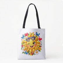 Happy Sunshine Floral Rainbow