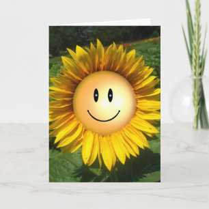Happy Sunshine Flower Card