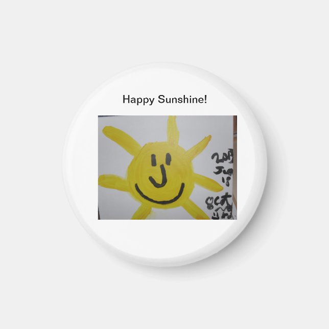 Happy Sunshine! Magnet (Front)