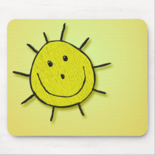 Happy Sunshine Mouse Mat