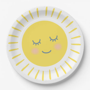Happy Sunshine Paper Plates