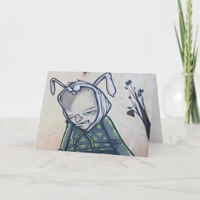 happy surreal easter holiday card (Front)