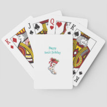 Happy Sushi Holiday Classic Playing Cards