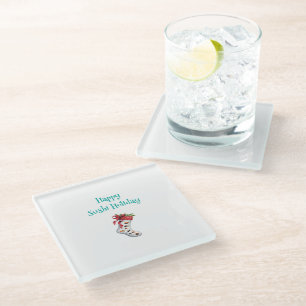 Happy Sushi Holiday Coaster