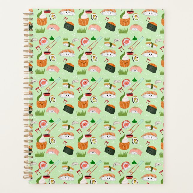  Happy Sushi Kawaii  Planner (Front)