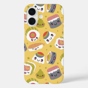 Happy Sushi Squad iPhone 16 Case
