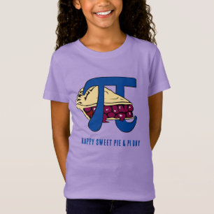 Happy Sweet Cherry Pie PI DAY Kids T-Shirt