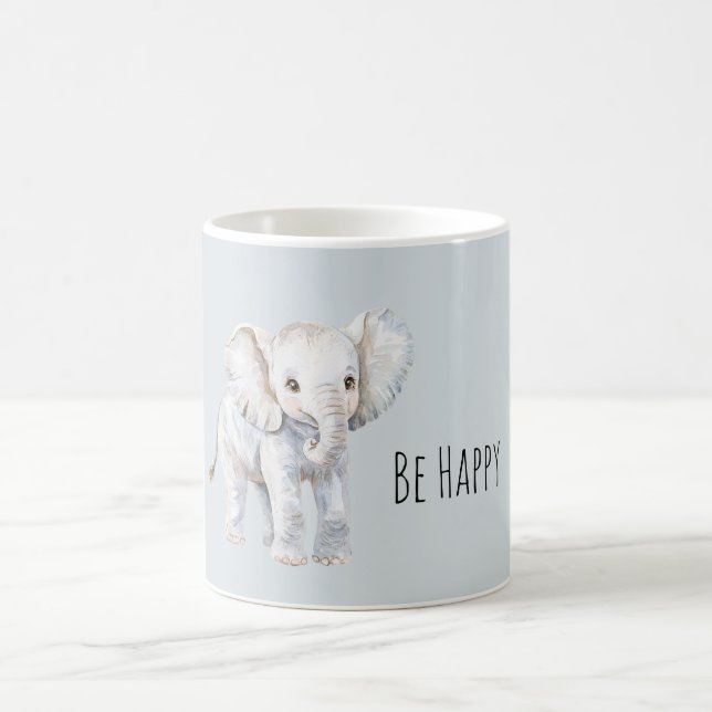 Happy Sweet Elephant Coffee Mug (Center)
