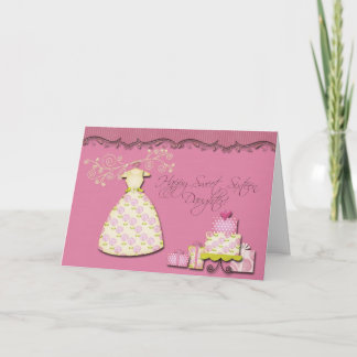 Happy Sweet Sixteen Daughter Card