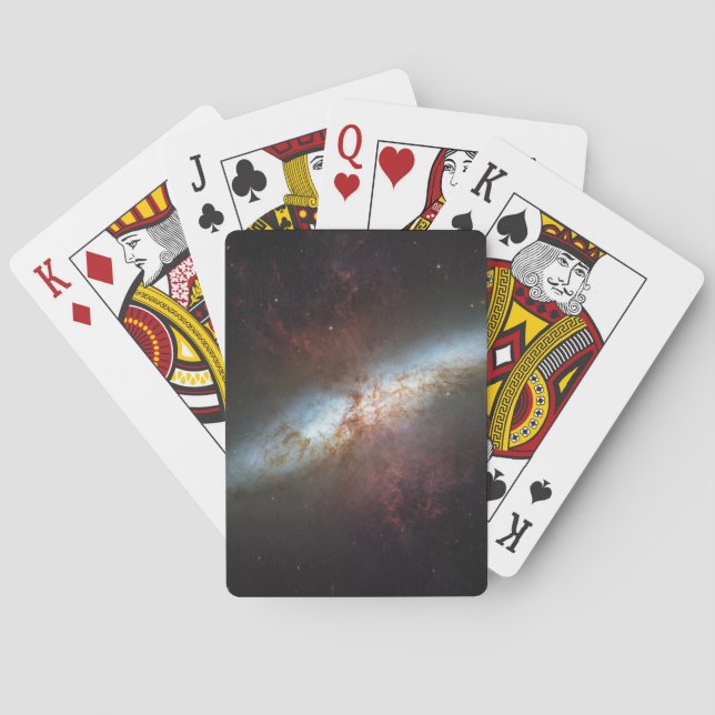 Happy Sweet Sixteen, Hubble Telescope! - Starburst Playing Cards (Back)