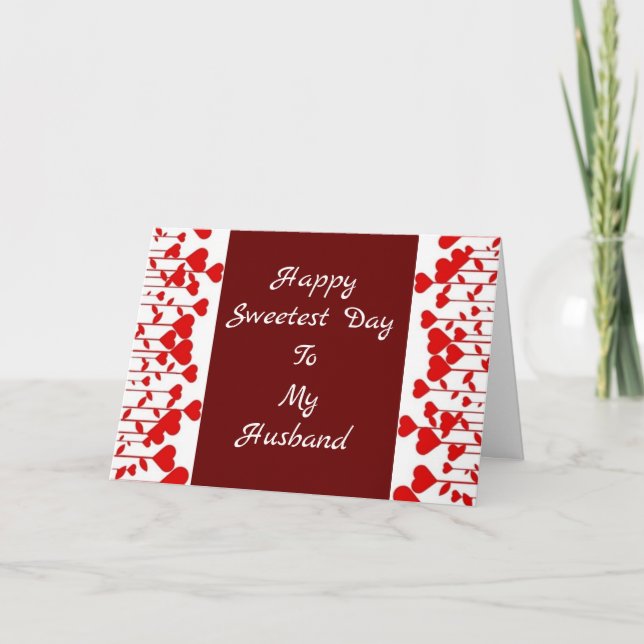 HAPPY SWEETEST DAY TO MY  **LOVE** CARD (Front)