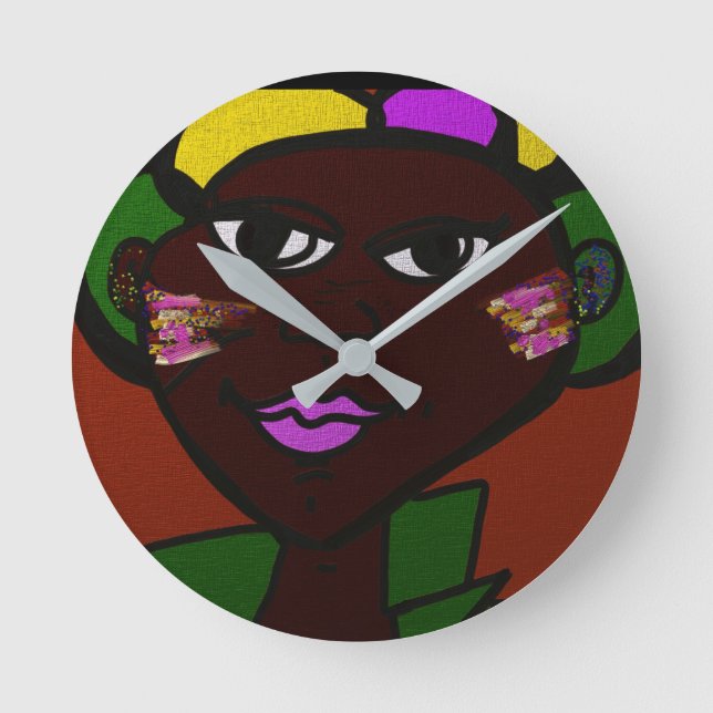 Happy Sweethearts' Day Round Clock (Front)