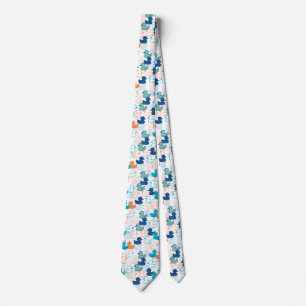 Happy Swimming a Paddling of Ducks Pattern III Tie