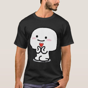 Happy Swimming Fish Black background T-Shirt