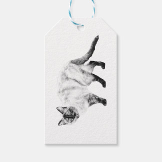 Happy Tag, Gentle Cat Accent Gift Tags