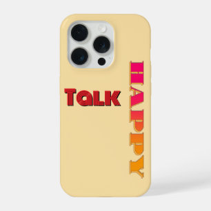 Happy Talk Beige Rainbow    iPhone 15 Pro Case