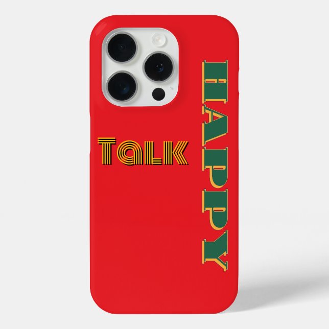 Happy Talk Red Green       Case-Mate iPhone Case (Back)