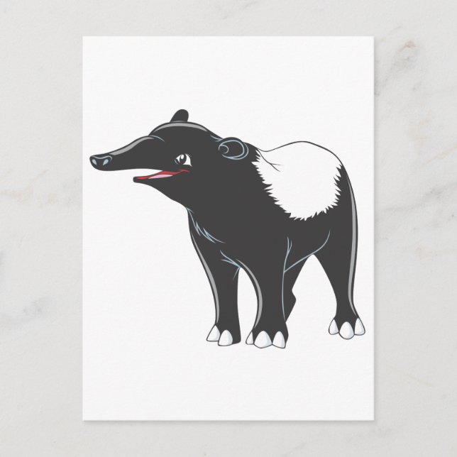 Happy Tapir Postcard (Front)