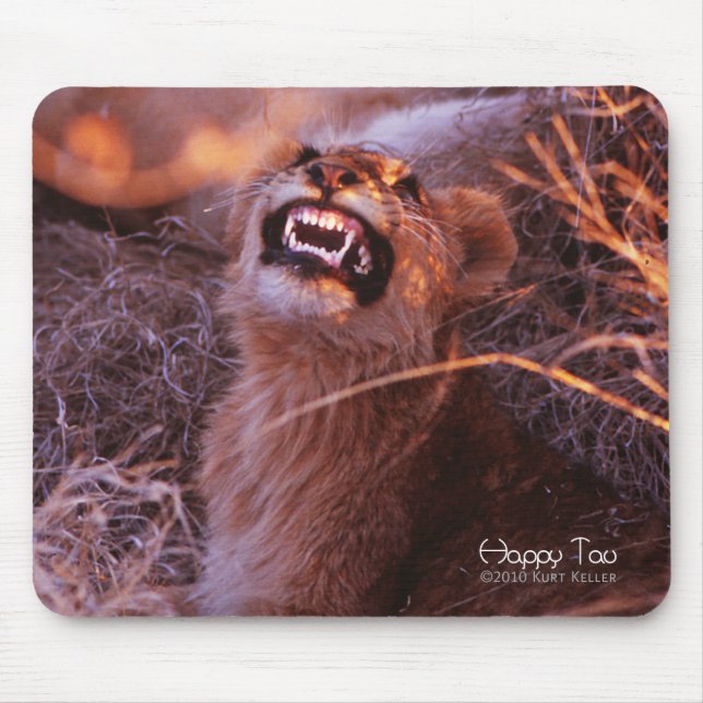 Happy Tau Mouse Mat (Front)