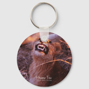 Happy Tau, Smiling Lion Cub Key Ring
