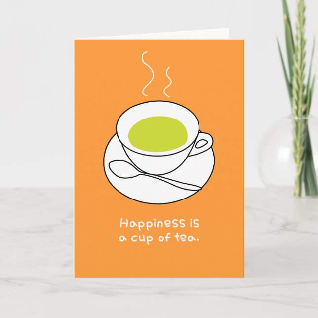 Happy Tea Holiday Card (Front)