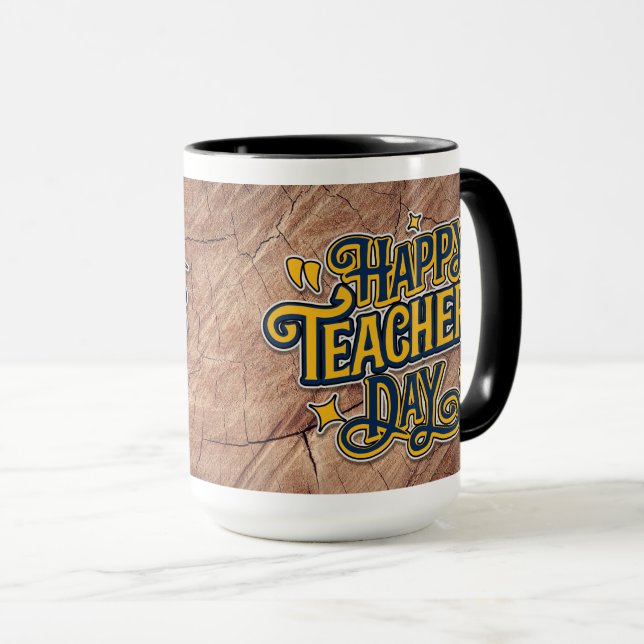 Happy Teacher’s Day Mug – Appreciation Gift for (Front Right)