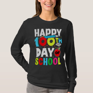 Happy Teacher Student 100th Days Happy 100th Day O T-Shirt